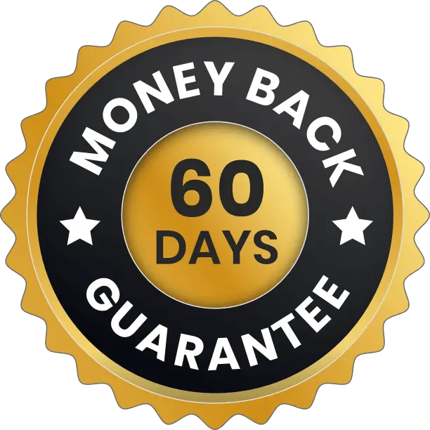 Nerve Calm 60-day money-back guarantee badge